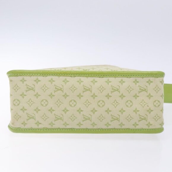 LOUIS VUITTON Monogram Mini Sac Catline Bag Almond Green M92931 LV Auth 132609 - Picture 6 of 16